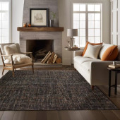 Dalyn Abruzzo AZ1 Black Area Rug Room Scene Dalyn Abruzzo AZ1 Black Area Rug Room Scene