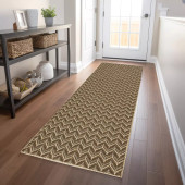 Dalyn Bali BB1 Chocolate Runner Area Rug Room Scene