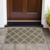 Dalyn Bali BB3 Charcoal Scatter Area Rug Outdoor Room Scene