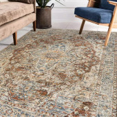 Dalyn Bergama BE9 Spice Area Rug Room Scene Dalyn Bergama BE9 Spice Area Rug Room Scene