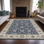 Dalyn Hatay HY1 Navy Area Rug Room Scene Dalyn Hatay HY1 Navy Area Rug Room Scene