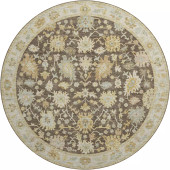 Dalyn Hatay HY2 Chocolate Round Area Rug