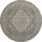 Dalyn Hatay HY3 Charcoal Round Area Rug Dalyn Hatay HY3 Charcoal Round Area Rug