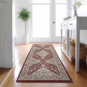 Dalyn Hatay HY3 Garnet Runner Area Rug Room Scene Dalyn Hatay HY3 Garnet Runner Area Rug Room Scene