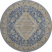 Dalyn Hatay HY3 Navy Round Area Rug Dalyn Hatay HY3 Navy Round Area Rug