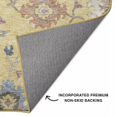 Dalyn Hatay HY4 Gold Area Rug Backing Dalyn Hatay HY4 Gold Area Rug Backing