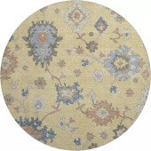 Dalyn Hatay HY4 Gold Round Area Rug Dalyn Hatay HY4 Gold Round Area Rug