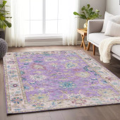 Dalyn Hatay HY7 Purple Area Rug Room Scene Dalyn Hatay HY7 Purple Area Rug Room Scene