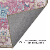 Dalyn Hatay HY7 Pink Area Rug Backing Dalyn Hatay HY7 Pink Area Rug Backing