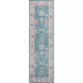 Dalyn Hatay HY7 Teal Runner Area Rug Dalyn Hatay HY7 Teal Runner Area Rug