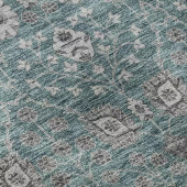 Dalyn Hatay HY8 Teal Area Rug Swatch Dalyn Hatay HY8 Teal Area Rug Swatch
