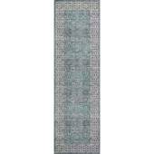 Dalyn Hatay HY8 Teal Runner Area Rug Dalyn Hatay HY8 Teal Runner Area Rug
