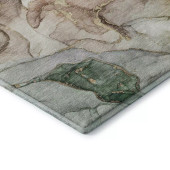 Dalyn Odyssey OY1 Taupe Area Rug Corner