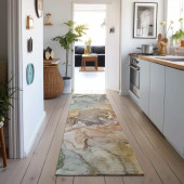 Dalyn Odyssey OY1 Taupe Runner Area Rug Room Scene