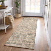 Dalyn Sahara SA1 Gray Runner Area Rug Room Scene
