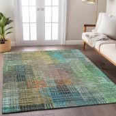 Dalyn Trevi TV6 Green Area Rug Room Scene Dalyn Trevi TV6 Green Area Rug Room Scene