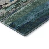 Dalyn Trevi TV8 Teal Area Rug Corner
