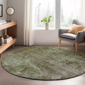 Dalyn Trevi TV9 Mocha Round Area Rug Room Scene