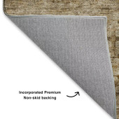 Dalyn Trevi TV16 Taupe Area Rug Backing