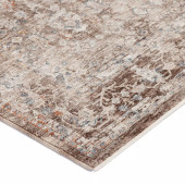 Dalyn Vienna VI6 Chocolate Area Rug Corner