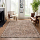 Dalyn Vienna VI7 Chocolate Area Rug Room Scene Dalyn Vienna VI7 Chocolate Area Rug Room Scene