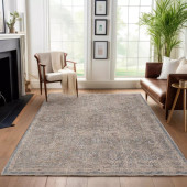 Dalyn Vienna VI7 Denim Area Rug Room Scene Dalyn Vienna VI7 Denim Area Rug Room Scene
