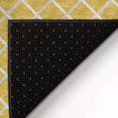 Dalyn York YO1 Gold Area Rug Backing