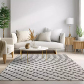 Dalyn York YO1 Grey Area Rug Room Scene