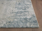 Kas Peyton 4006 Grey Blue Area Rug Angle Kas Peyton 4006 Grey Blue Area Rug Angle