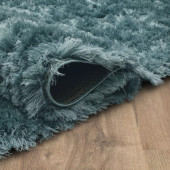 Karastan Billow Shag R1148-528 Sea Area Rug Roll Edge