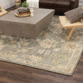 Karastan Coventry R1212-131 Kenilworth Grey Area Rug Room Scene 2