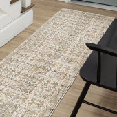 Karastan Divina R1154-131 Bliss Grey Runner Area Rug Room Scene 2