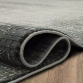 Karastan Tryst R1072-90132 Turin Anthracite Area Rug Roll Edge Karastan Tryst R1072-90132 Turin Anthracite Area Rug Roll Edge