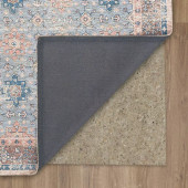 Karastan Zula R1177-530 Hazega Blue Rose Area Rug Back