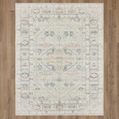 Karastan Zula R1220-515 Prieska Light Teal Area Rug Image 2 Karastan Zula R1220-515 Prieska Light Teal Area Rug Image 2