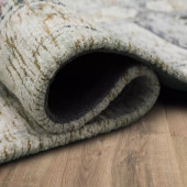 Karastan Zula R1220-515 Prieska Light Teal Area Rug Roll Edge Karastan Zula R1220-515 Prieska Light Teal Area Rug Roll Edge