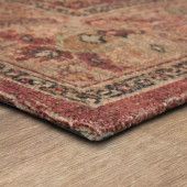Karastan Zula R1223-272 Athi River Red Area Rug Corner