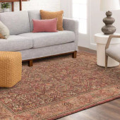 Karastan Zula R1223-272 Athi River Red Area Rug Room Scene 2