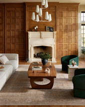 Loloi Heritage HER-01 Clay Natural Area Rug Room Scene