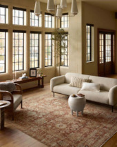Loloi Heritage HER-03 Brick Multi Area Rug Room Scene 5 Loloi Heritage HER-03 Brick Multi Area Rug Room Scene 5