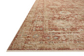 Loloi Heritage HER-03 Brick Multi Area Rug Corner Loloi Heritage HER-03 Brick Multi Area Rug Corner