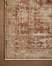 Loloi Heritage HER-03 Brick Multi Area Rug Corner 2 Loloi Heritage HER-03 Brick Multi Area Rug Corner 2