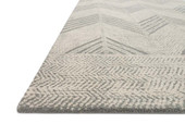 Loloi Kopa KO-02 Grey Ivory Area Rug Corner Loloi Kopa KO-02 Grey Ivory Area Rug Corner