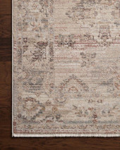 Loloi Lyra LYR-01 Blush Dove Area Rug Corner 2