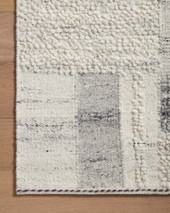 Loloi Manfred MAN-01 Slate Mist Area Rug Corner 2