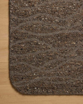 Loloi Otis OTT-04 Bark Brown Area Rug Corner 2