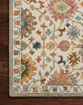 Loloi Padma PMA-05 Ivory Multi Area Rug Corner 2