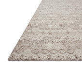 Loloi Raven RAV-03 Dove Ivory Area Rug Corner