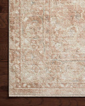 Loloi Sonnet SNN-04 Terracotta Natural Area Rug Corner 2 Loloi Sonnet SNN-04 Terracotta Natural Area Rug Corner 2