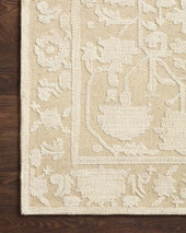 Gloria GLO-01 Natural Ivory Area Rug - Magnolia Home by Joanna Gaines Corner 2